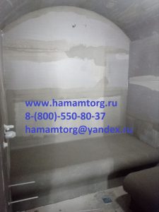 Армировка сидений в хамаме